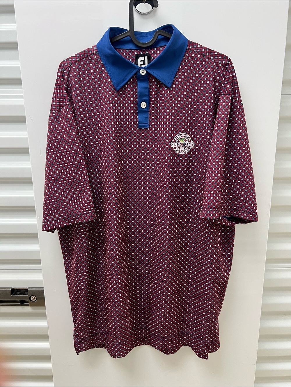 FootJoy Burgundy & Blue Golf Polo